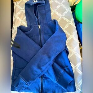 Womens blue Lululemon zippered hoodie size medium